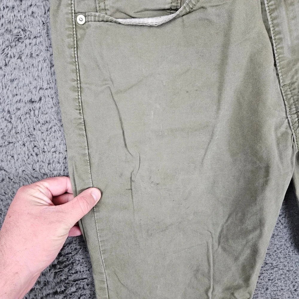 Levi's Mens 33x32 511 Slim Fit Olive Green Cotton‎ Blend Jeans